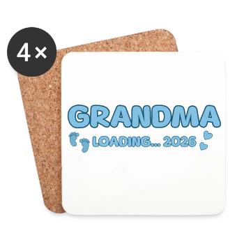 Grandma Loading 2026 - Coasters (set of 4) - white - Front
