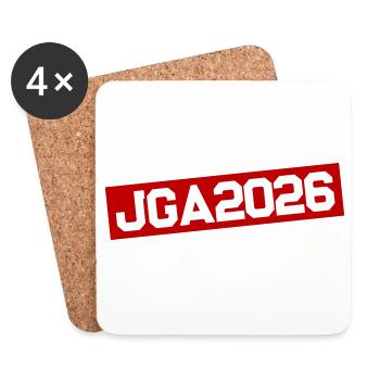 Jga 2026 - Untersetzer (4er-Set) - Weiß - Vorne