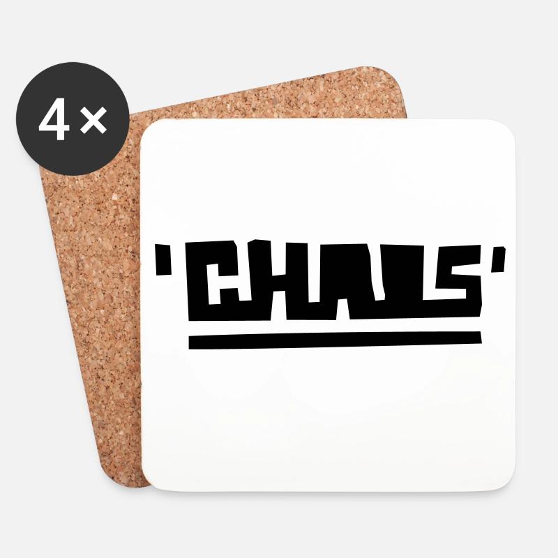 Chaos - Untersetzer (4er-Set) - Weiß