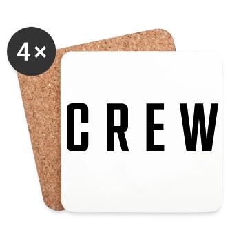 Crew - Untersetzer (4er-Set) - Weiß - Vorne