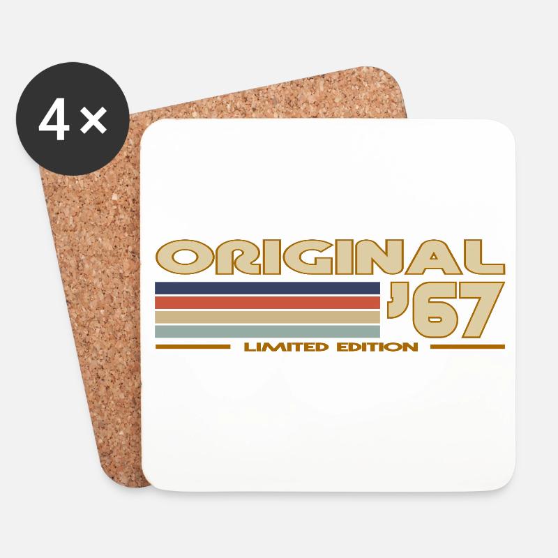 1967 - Untersetzer (4er-Set) - Weiß