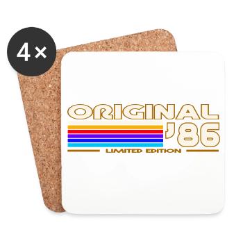 1986 - Coasters (set of 4) - white - Front