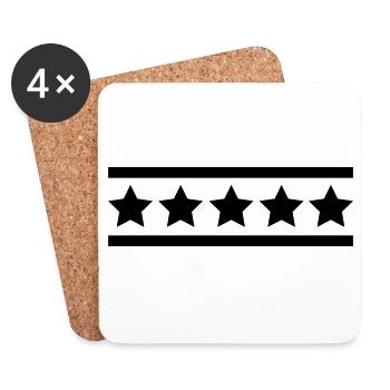 sterne_symbol - Coasters (set of 4) - white - Front