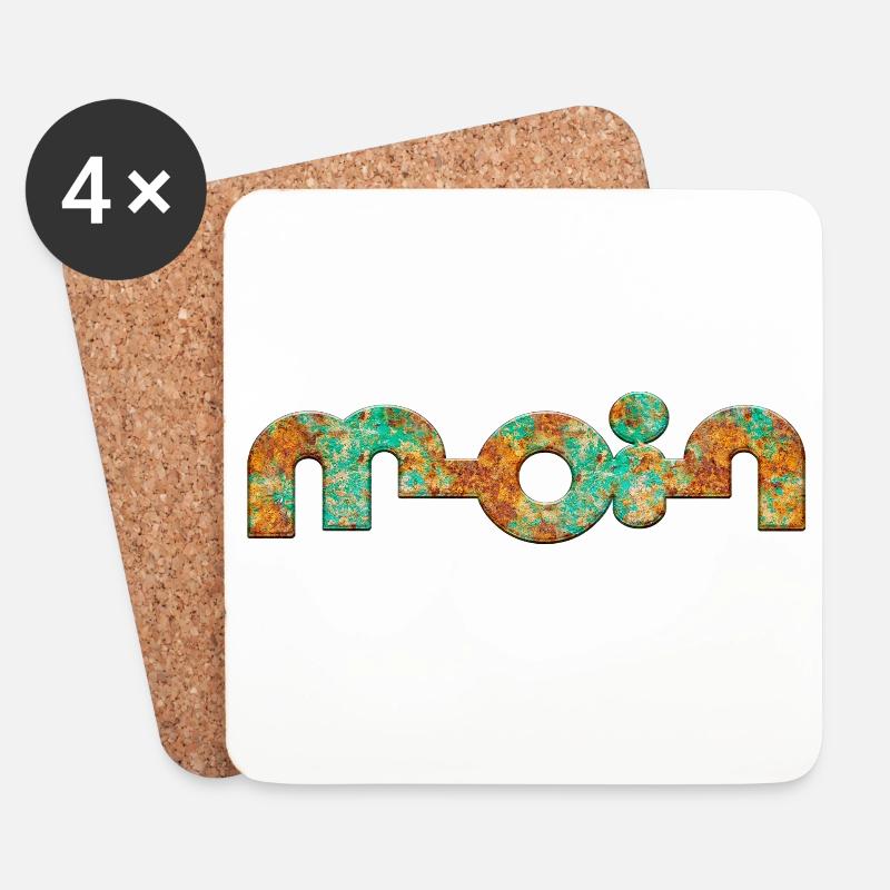 Moin - Untersetzer (4er-Set) - Weiß