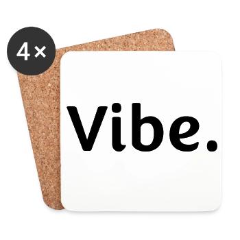 Vibe. - Untersetzer (4er-Set) - Weiß - Vorne