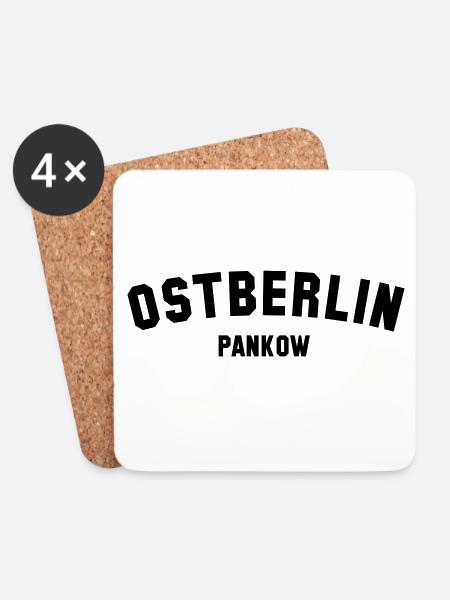PANKOW - Untersetzer (4er-Set) - Weiß