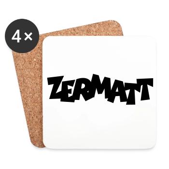 Zermatt - Coasters (set of 4) - white - Front