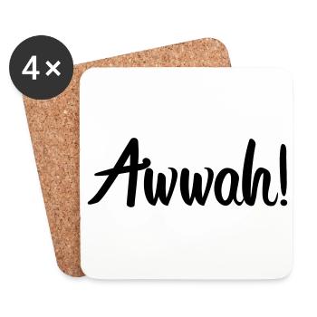 Awwah - Coasters (set of 4) - white - Front