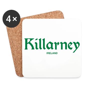 KILLARNEY Irlande Irlande - Dessous de verre (lot de 4) - blanc - Devant