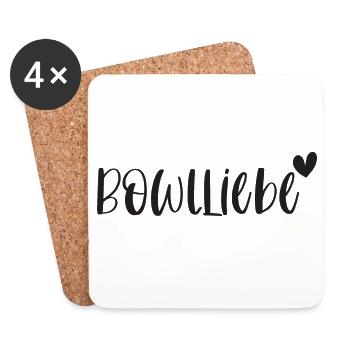Bowl Foodie Smoothiebowl Bowlliebe Bowl Smoothie - Untersetzer (4er-Set) - Weiß - Vorne
