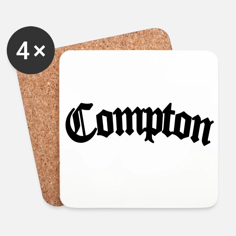 Compton - Coasters (set of 4) - white