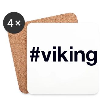 VIKING Hashtag - Untersetzer (4er-Set) - Weiß - Vorne