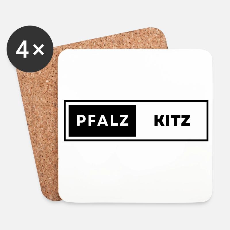 Lauser - Untersetzer (4er-Set) - Weiß