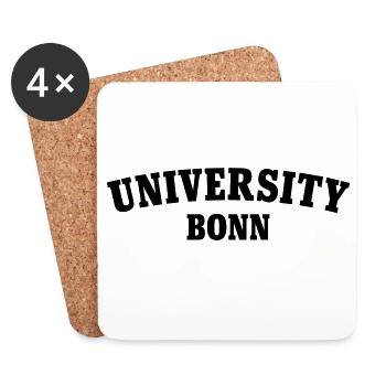 Université de Bonn - Dessous de verre (lot de 4) - blanc - Devant