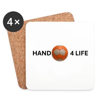 HANDBALL 4 LIFE - Dessous de verre (lot de 4) - blanc - Devant