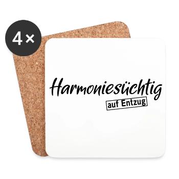 Harmony addict - Coasters (set of 4) - white - Front