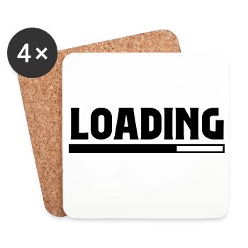 Loading - Untersetzer (4er-Set) - Weiß - Vorne