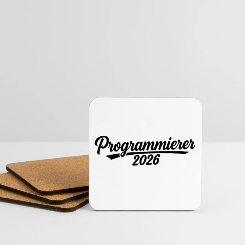 Programmierer 2026 – Coding Design Untersetzer (4er-Set)