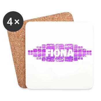 Mama Fiona - Untersetzer (4er-Set) - Weiß - Vorne