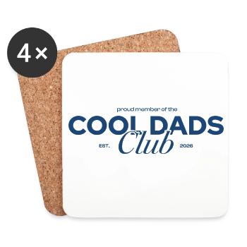 Cool Dads Club - Coasters (set of 4) - white - Front