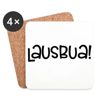 lustig - Untersetzer (4er-Set) - Weiß - Vorne