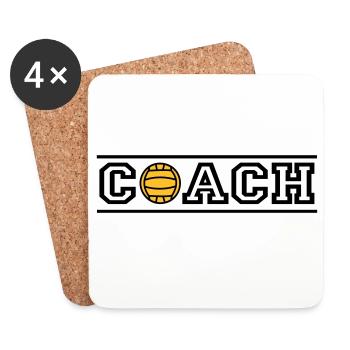 coach - Coasters (set of 4) - white - Front