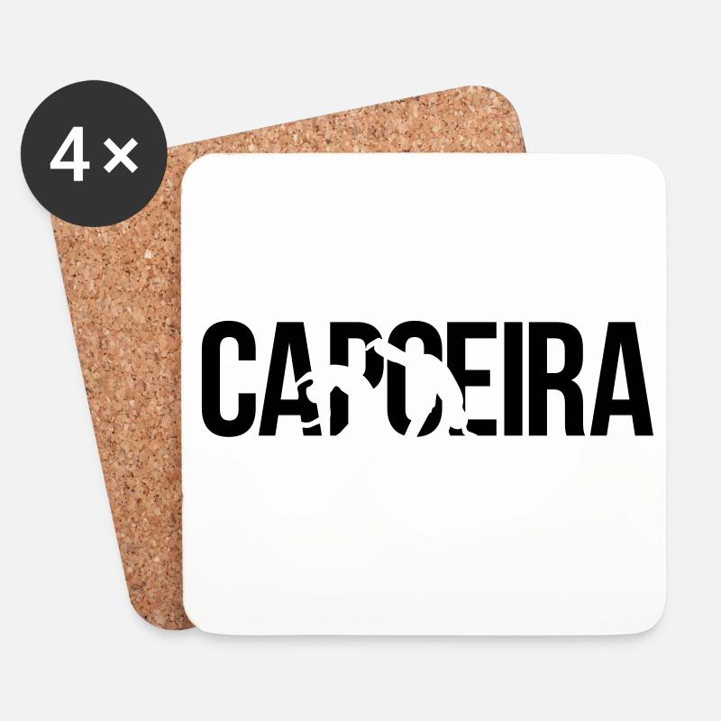 capoeira - Untersetzer (4er-Set) - Weiß