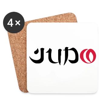 Judo - Coasters (set of 4) - white - Front