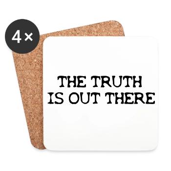 the Truth is out there - Dessous de verre (lot de 4) - blanc - Devant