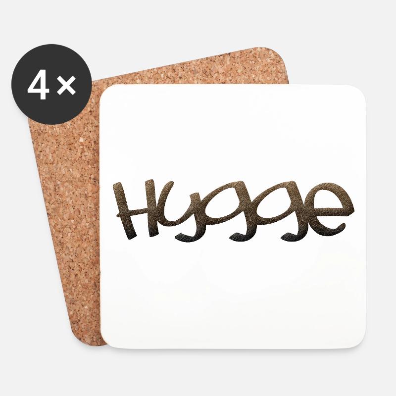 hygge - Untersetzer (4er-Set) - Weiß