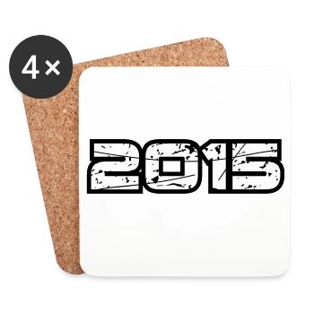 2015 - Coasters (set of 4) - white - Front