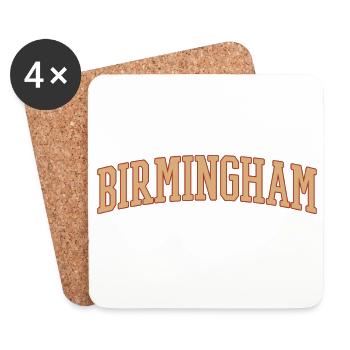 Birmingham - Dessous de verre (lot de 4) - blanc - Devant