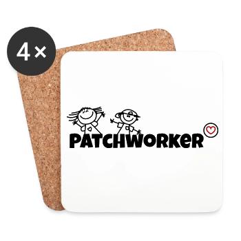Patchworker - Untersetzer (4er-Set) - Weiß - Vorne