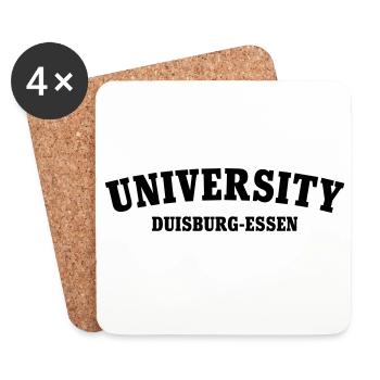 University of Duisburg Essen - Coasters (set of 4) - white - Front
