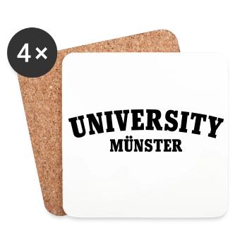 University of Münster - Coasters (set of 4) - white - Front
