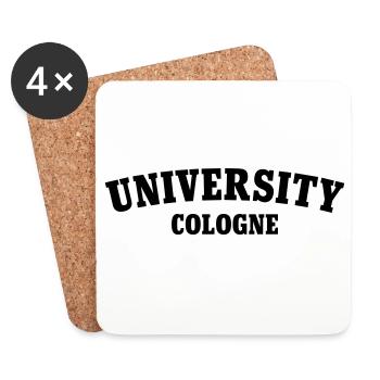 University Cologne - Coasters (set of 4) - white - Front