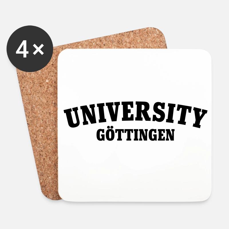 Universität Göttingen - Untersetzer (4er-Set) - Weiß