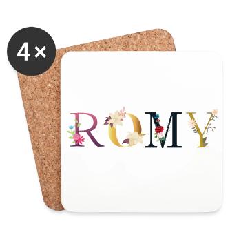 Romy - Untersetzer (4er-Set) - Weiß - Vorne