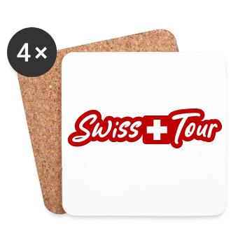 Swiss Tour Switzerland Holidays - Coasters (set of 4) - white - Front