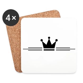 Crown Line - Coasters (set of 4) - white - Front
