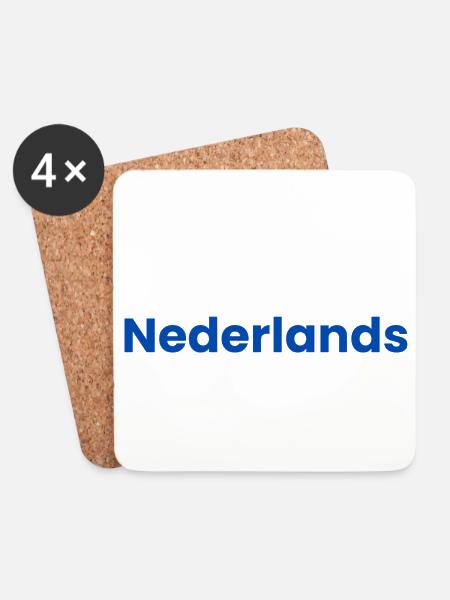 I love Dutch - Coasters (set of 4) - white