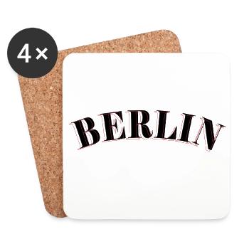 Berlin Retro - Coasters (set of 4) - white - Front