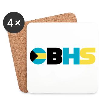 Bahamas - Coasters (set of 4) - white - Front