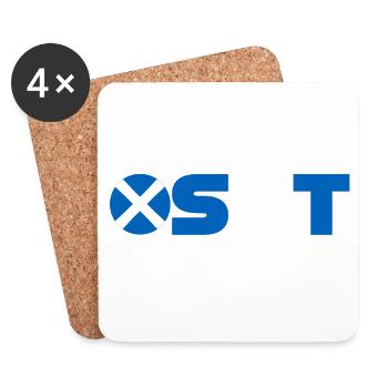 Scotland - Coasters (set of 4) - white - Front
