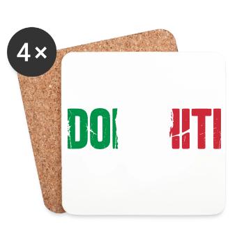 Dolomiti Italien - Untersetzer (4er-Set) - Weiß - Vorne