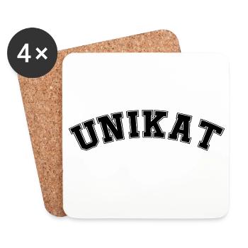 Unique piece - Coasters (set of 4) - white - Front