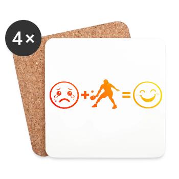 Pickleball Community Idea for Pickleball Sports Fans - Coasters (set of 4) - white - Front