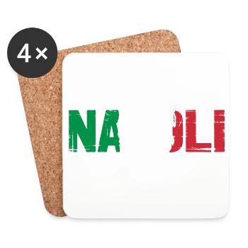Napoli Neapel Italien - Untersetzer (4er-Set) - Weiß - Vorne