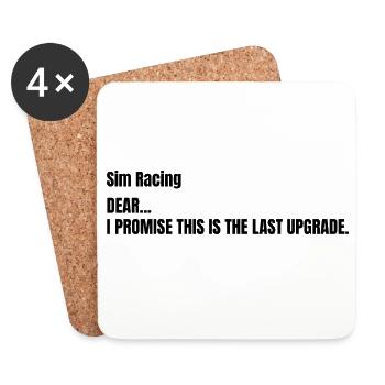 This was the Last Upgrade - Untersetzer (4er-Set) - Weiß - Vorne