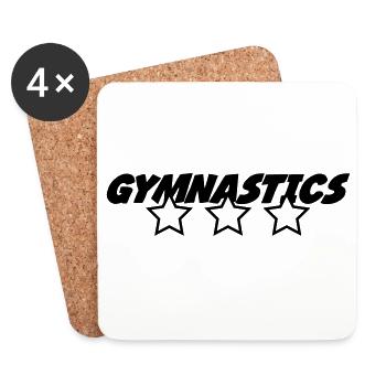 Gymnastics - Coasters (set of 4) - white - Front